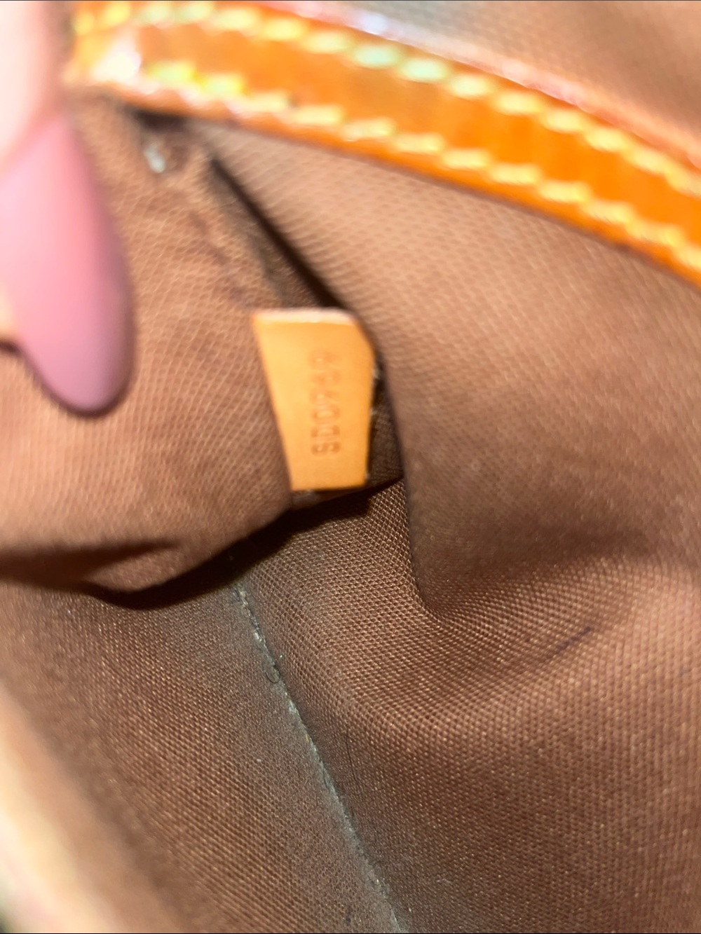 Louis Vuitton  Monogram Alma painted vachetta COA w/insert - Picture 14 of 16